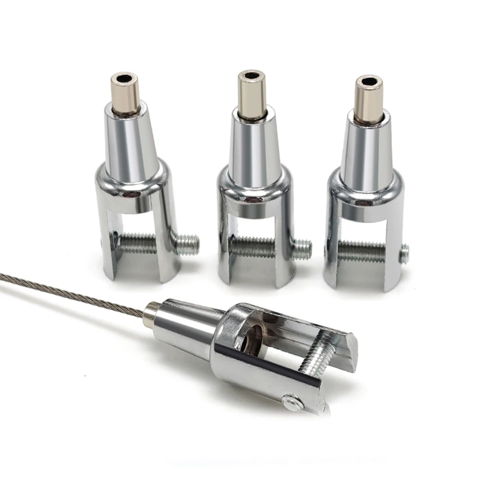 2-4PCS Adjustable 1.5mm Stainless Steel Wire Rope Kit Suitable For Advertising Board Ceiling Acrylic Board Fixed Hanging Rope