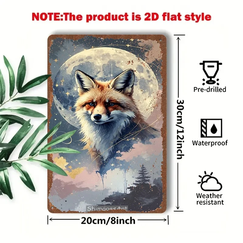 2D Flat - A 2D [flat] metal sign titled 