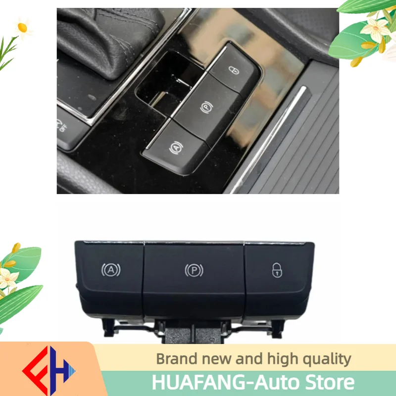 

For Skoda Superb 3 2016 -2018 Electronic Handbrake Parking Brake Switch Engine Start Stop Switch 3v0927225b High Quality