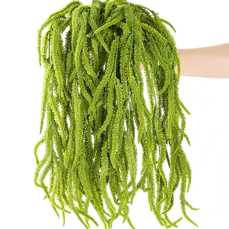 Artificial Hanging Plants - 90CM 인조 플라스틱 수양버드나무 걸이형 녹색