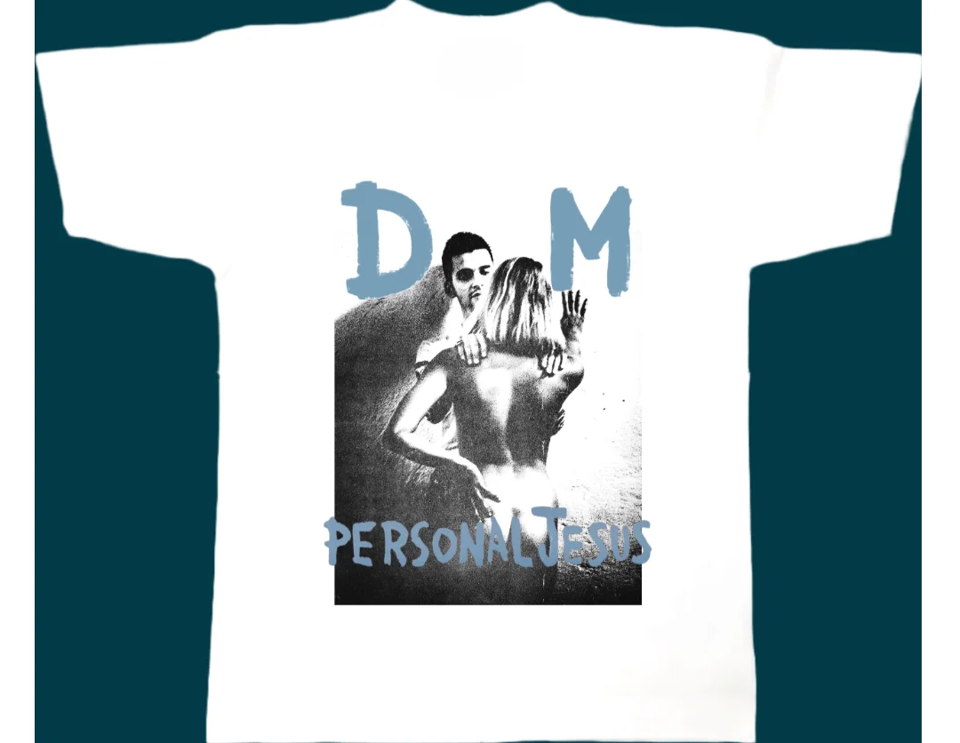 DM British Electronic Group Depeche Mode Music Art Summer Casual T-shirt Men's and Women's Luxury Brand Top