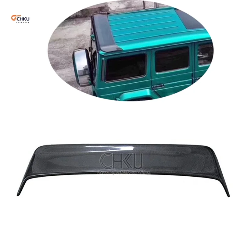 for Mercedes Benz G-Class W463 G500 G350 G63 Upgraded Carbon Fiber Rear Top Wing