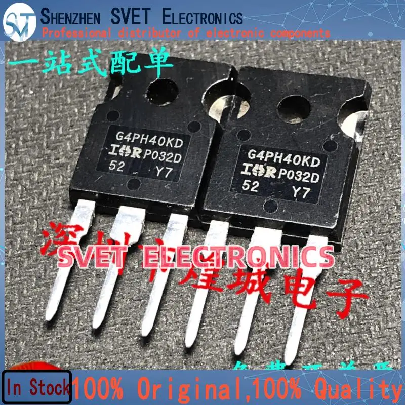 10PCS-50PCS  IRG4PH40KD G4PH40KD  TO-247 1200V 15A  Original In Stock Fast shipping