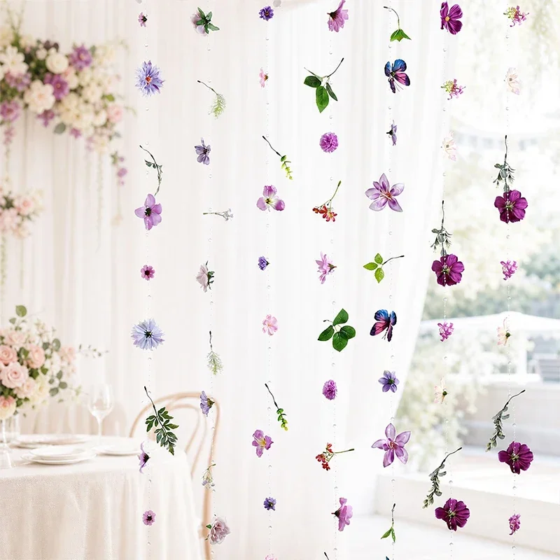1/2 Stück 180CM Künstliche Seiden-Hängeblumenranke, Gefälschte Blumengirlande, Hochzeitsdekoration, Hintergrund-Dekoration für Zuhause und Wand – Detail 6