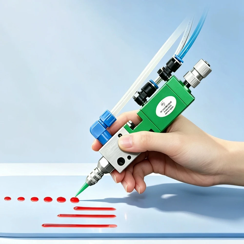 Plunger Dispensing Valve Stainless Steel Pneumatic Glue Dispensing Tool MY-32A Single-Component Epoxy Suck-Back