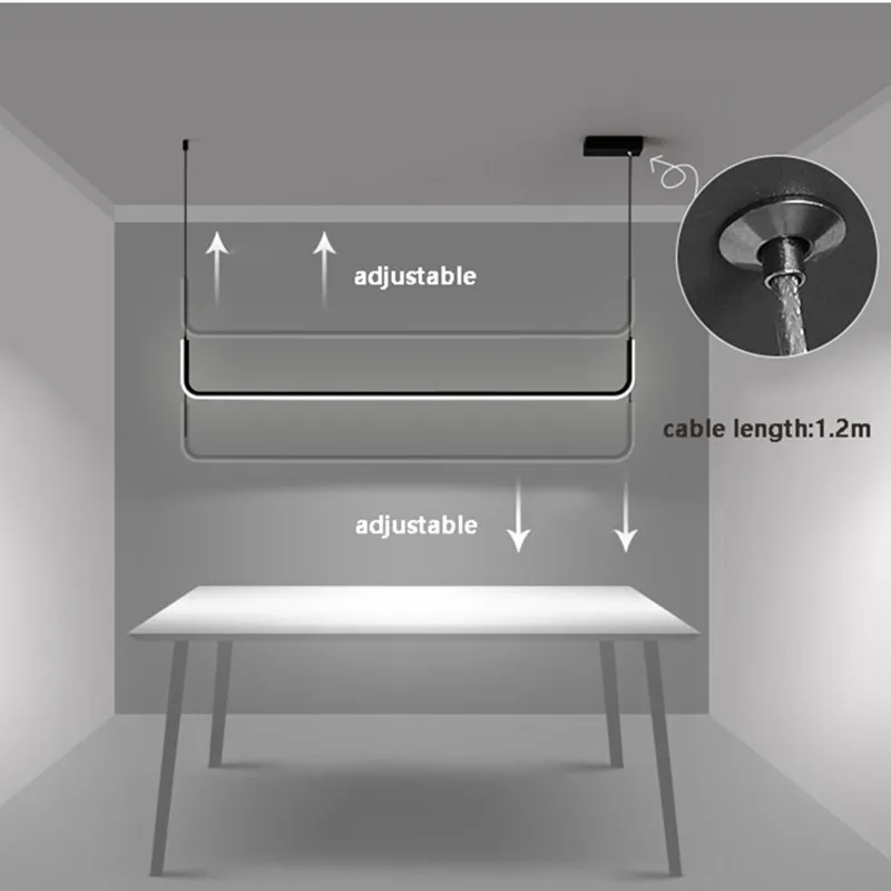 Lampadario a LED plafoniera per soggiorno cucina Bar Nordic minimalista illuminazione a sospensione decorazioni per la casa lampade a sospensione