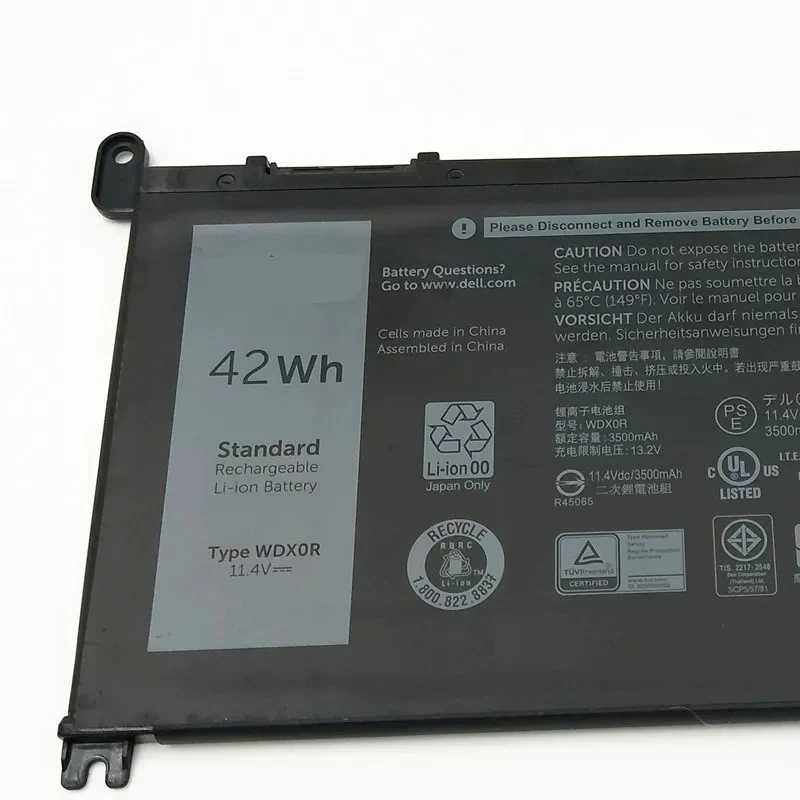 

.。for Dell fuel 700014-7460 7472 15-7560 7572 7570 P74G battery WDX0R.。