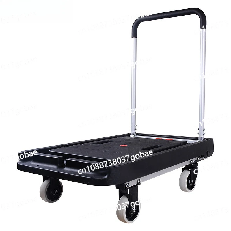 Fully Folding Flatbed Truck Warehouse Handling Multi-functional Trolley Garden Trolley