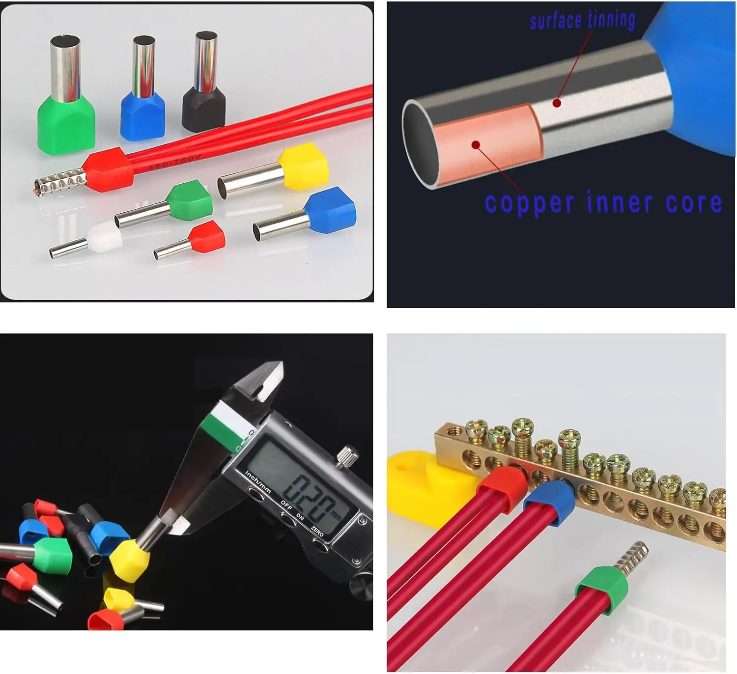 Imagem -06 - Kit de Ferramentas de Crimpagem Hexagonal Virola Crimper Fio com Linha Única e Conjunto de Virola Fio Duplo Awg 285 1616 Mm²