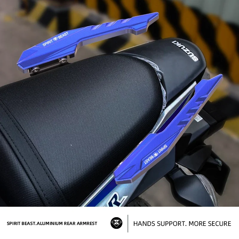 

SPIRIT BEAST Rear Tail Wing Bracket Scooter with Both Side Handrails Rear Tailstock Handles on Both Sides FOR SUZUKI GSX250R