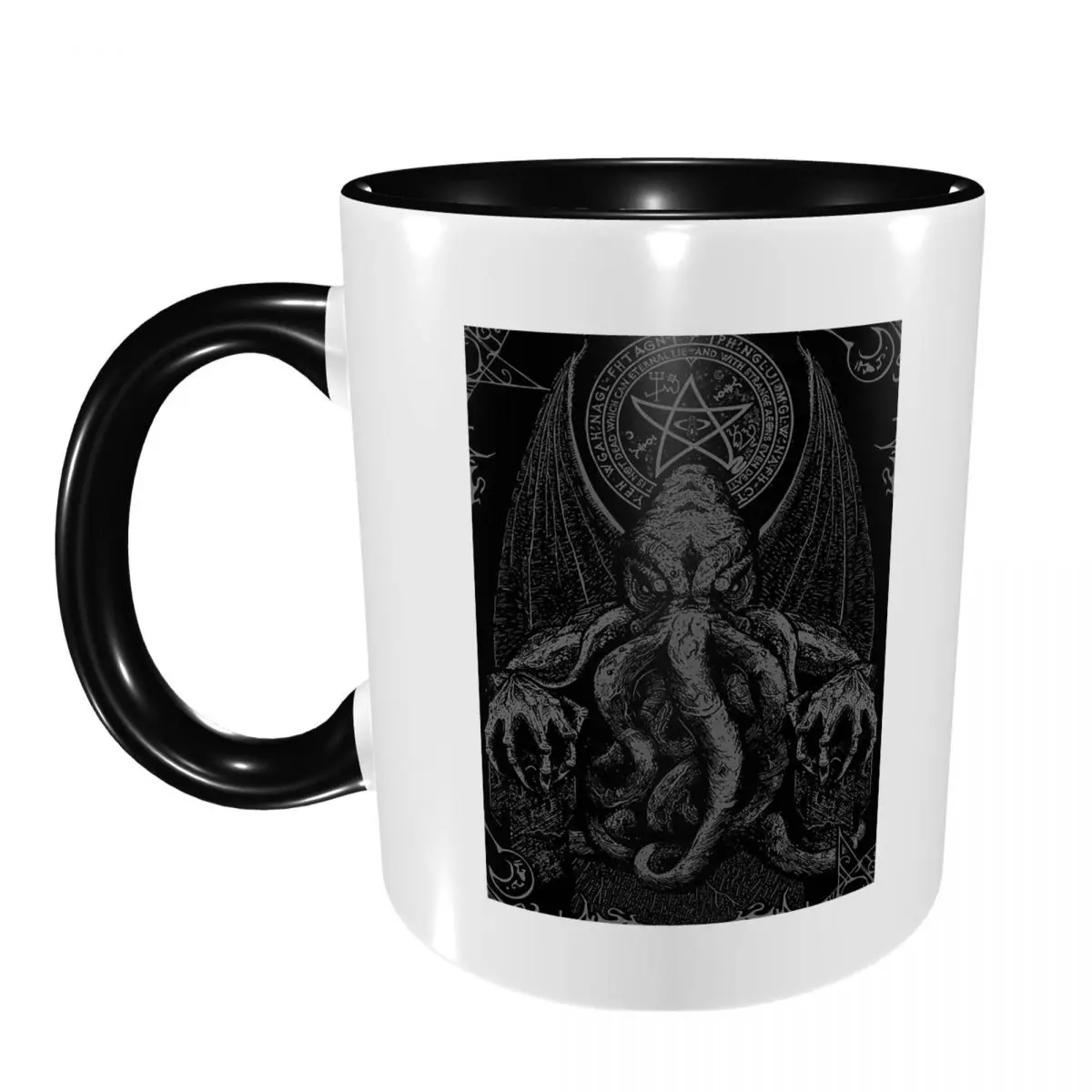 Cthulhu Mythos Lovecraft Horror Mug Funny Ceramic Coffee Cups Tea Mugs Milk Cup Drinkware Gifts for Friends