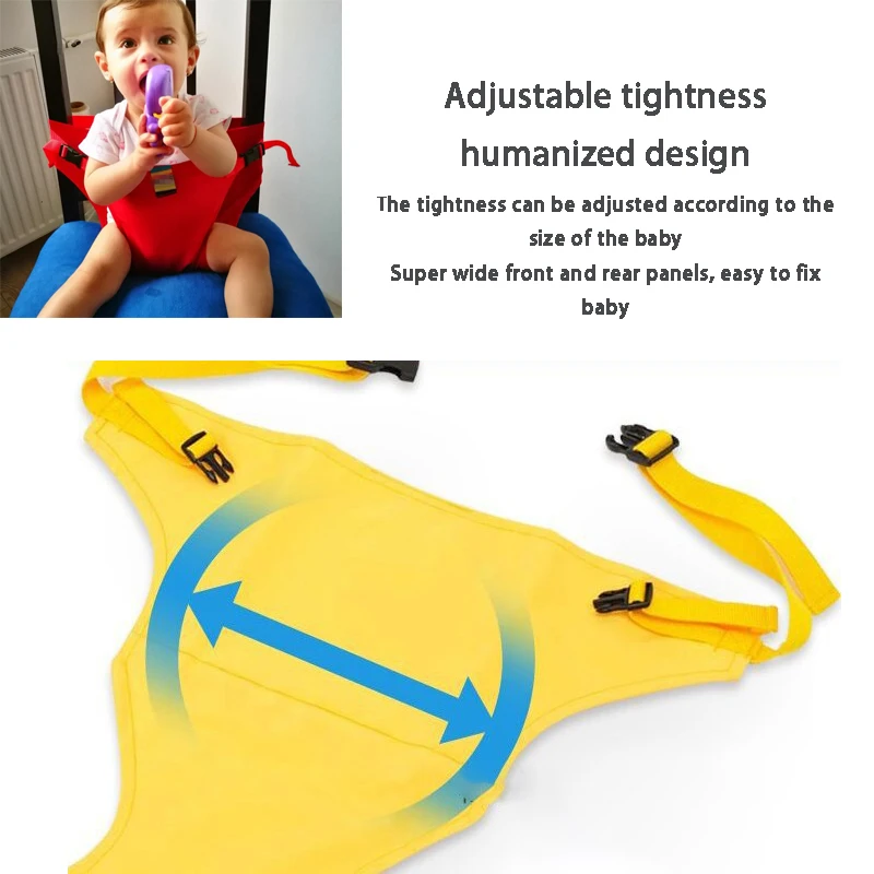 Baby Dining Chair Safety Belt Portable Baby Feeding Chair Belt Travel Children Dining Chair Harness Seatbelt Baby Accessories