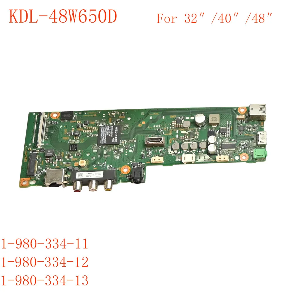 

For Sony KDL-48W650D TV Motherboard Mainboard 1-980-334-12 1-980-334-13 1-980-334-11 screen NS6S480DND02