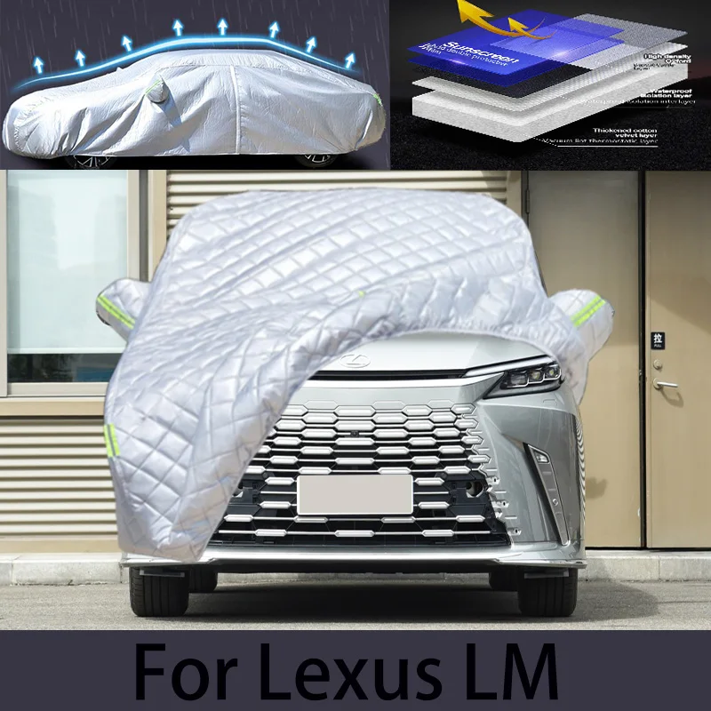 

For LEXUS LM Hail prevention cover auto rain protection, scratch protection, paint peeling protection, car clothing