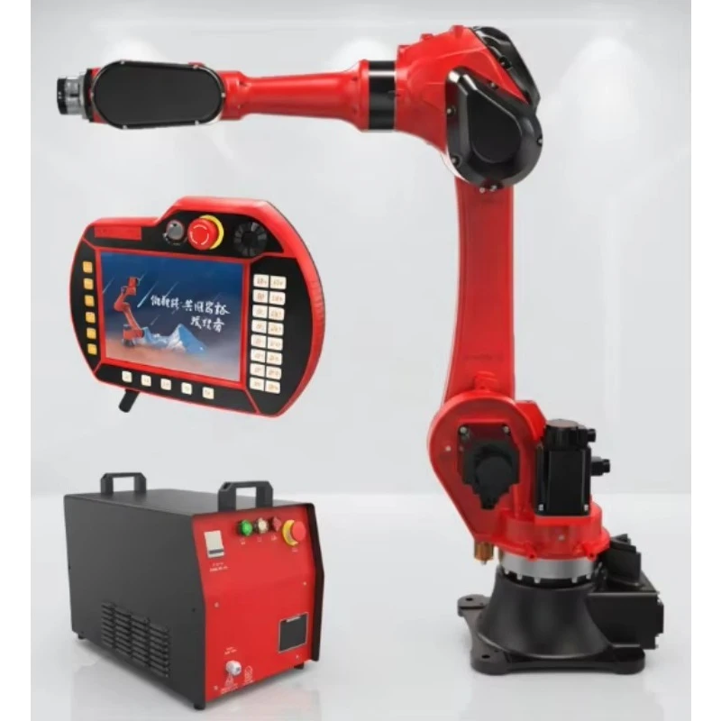 6-Axis Industrial Robot Arm PLC Core 220V Spray Painting Handling Automatic Loading/Unloading Manipulator