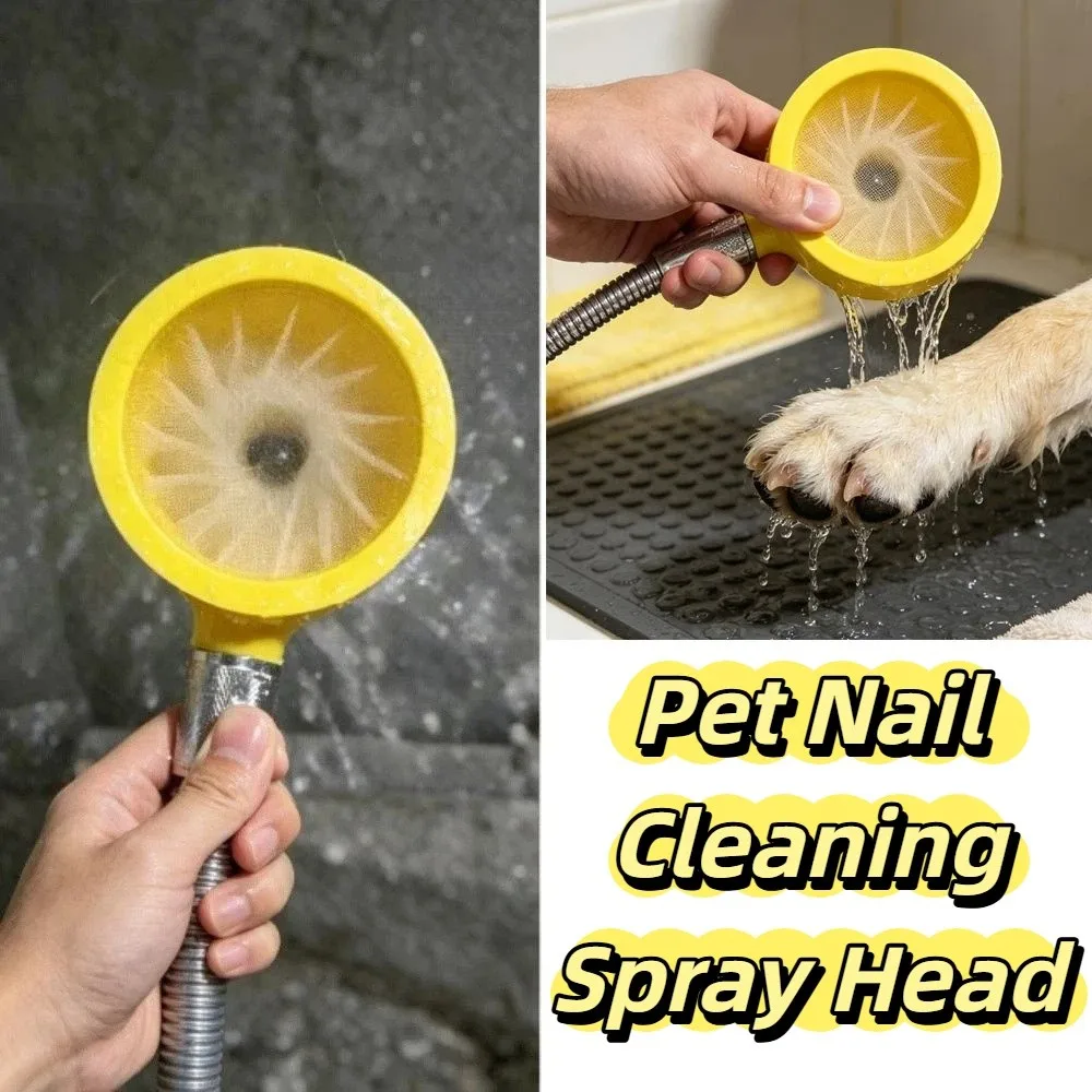 3D Printed Craft Pet Paw Cleaner Fine Workmanship Labor-saving Structure Pet Foot Washing Sprinkler Water Spray Design
