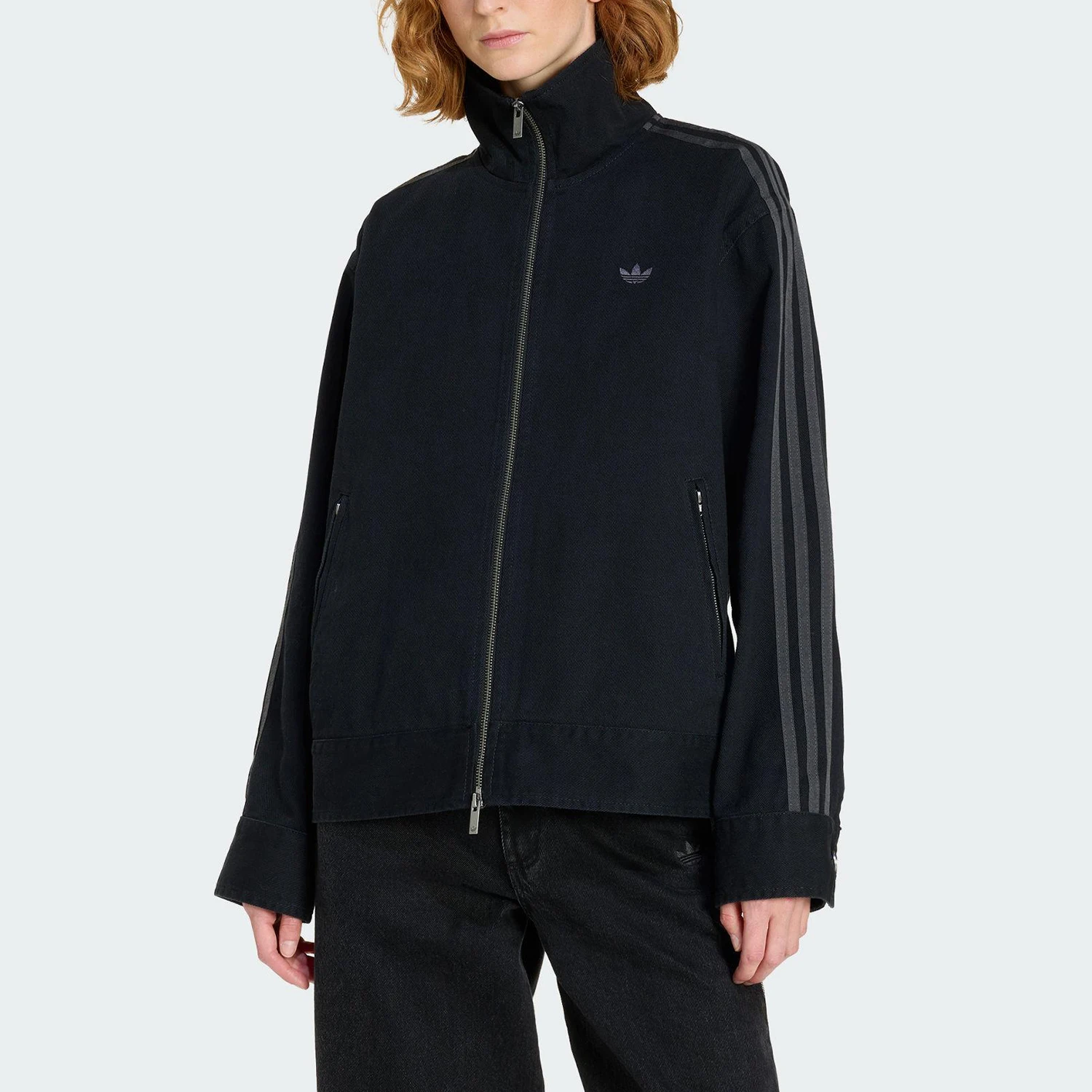

Оригинальная женская спортивная повседневная куртка Adidas с воротником-стойкой KF2311