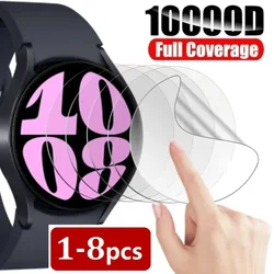 Hydrogelfilm voor Samsung Galaxy Watch 6 5 Pro 4 44MM 40MM Watch 6 Classic 43MM 47MM Screenprotector Filmfolie (geen glas)