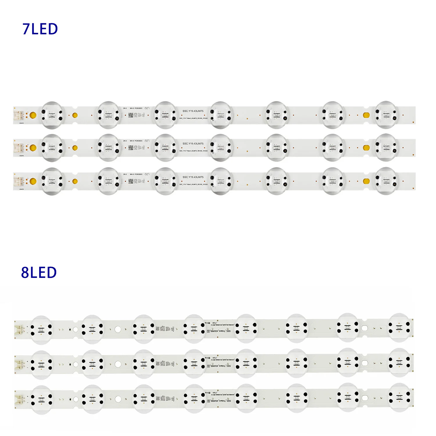 

30pcs/10set LED Backlight strip for 43UK6950PLA 43UK6950PLB 43UK6500PLA 43UK6500PLB EAV64013401 AGM76191801 HV430QUB-N4A
