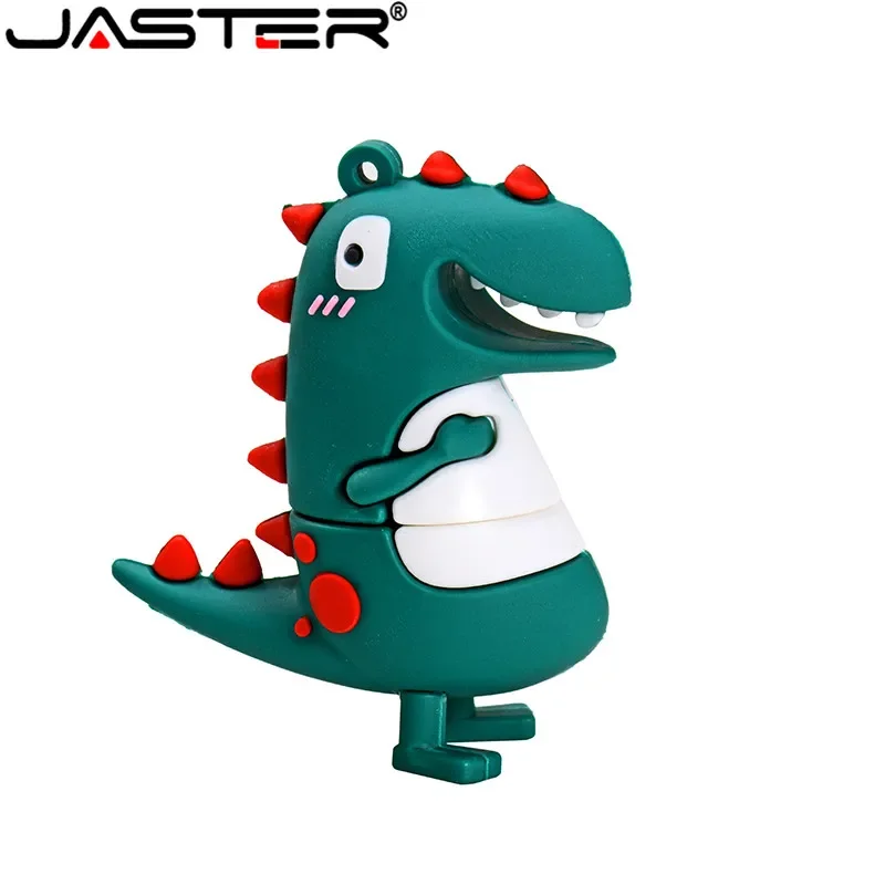 

JASTER USB 2.0 wholesale small dinosaur cartoon cartoon U disk 4GB 8GB 16GB 32GB 64GB USB 2.0 high speed flash drive