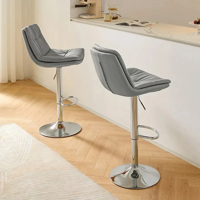 Verstelbare Nordic Barstoelen Luxe Draaibare Kantoor Hoge Kruk Barstoelen Receptie Italiaans Design Meubelen Barkrukken LLBC