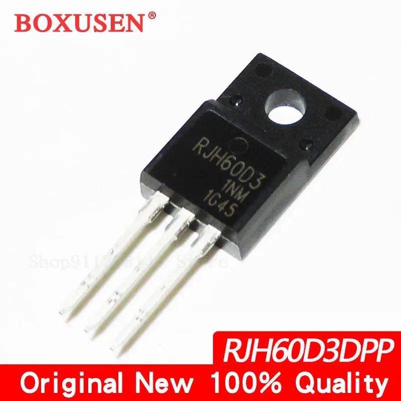 10pcs RJH60D3DPP TO220F RJH60D3 TO-220F 600V 17A Specialized for frequency converters