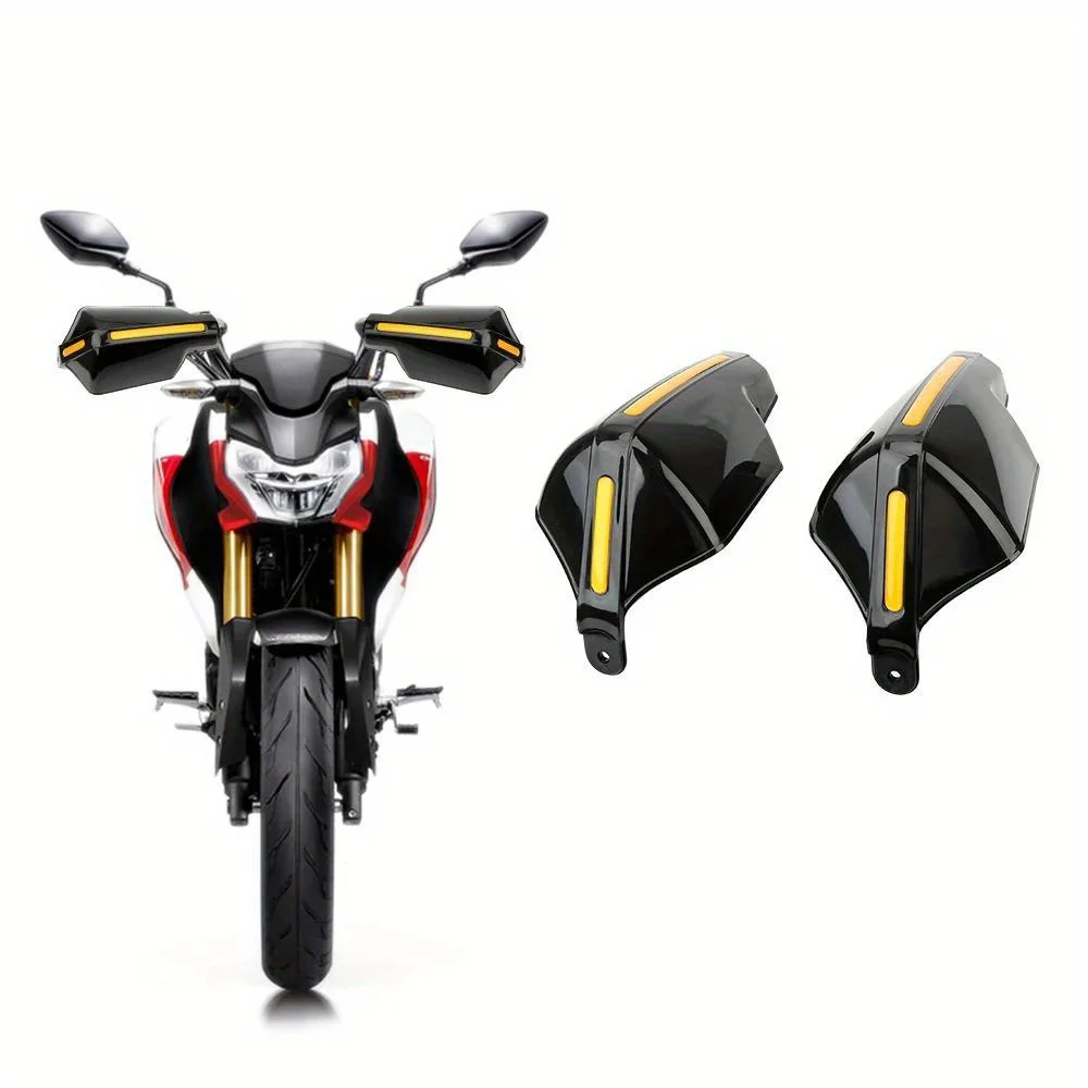 Windproof Motorcycle Hand Guards | Universal Handlebar Protector Shield for Motorbike ATV Accessories