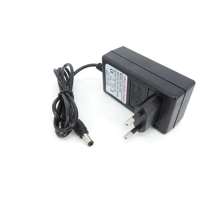 AC 110v 240V to DC 12.6V 1A 2A 3A charger Volt Power Adapter 5.5*2.5MM 12.6 V 2 3 A For 18650 lithium battery Pack EU US Plug c1