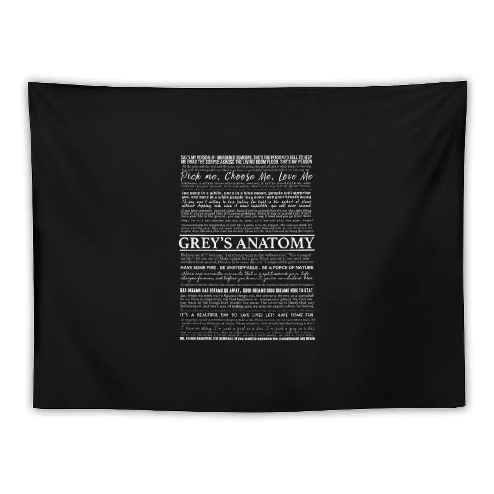 typography black Tapestry Bedroom Deco Bedroom Decor Decor For Bedroom Tapestry