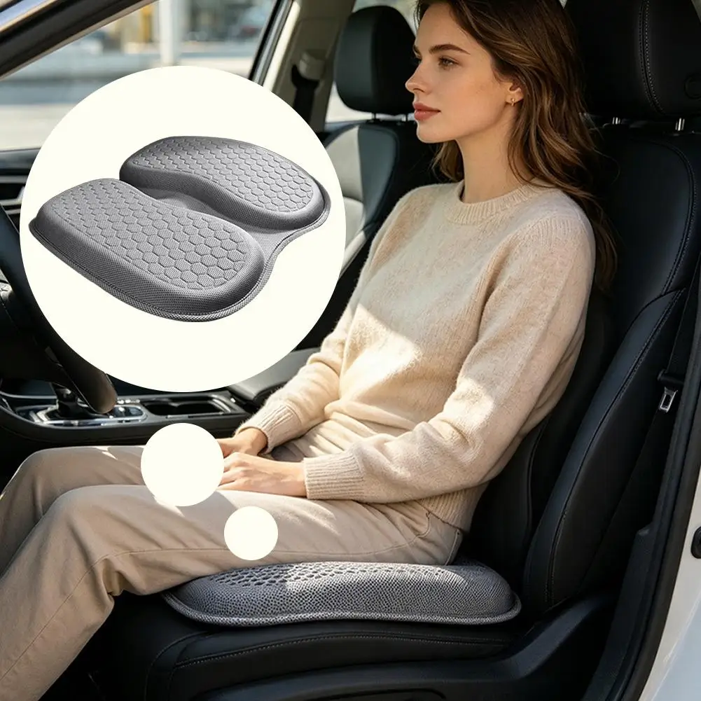 Universal Gel Seat Cushion Summer Cooling Car Chair Pad Pressure Relief Cushion for Long Sitting Office Car Sofa