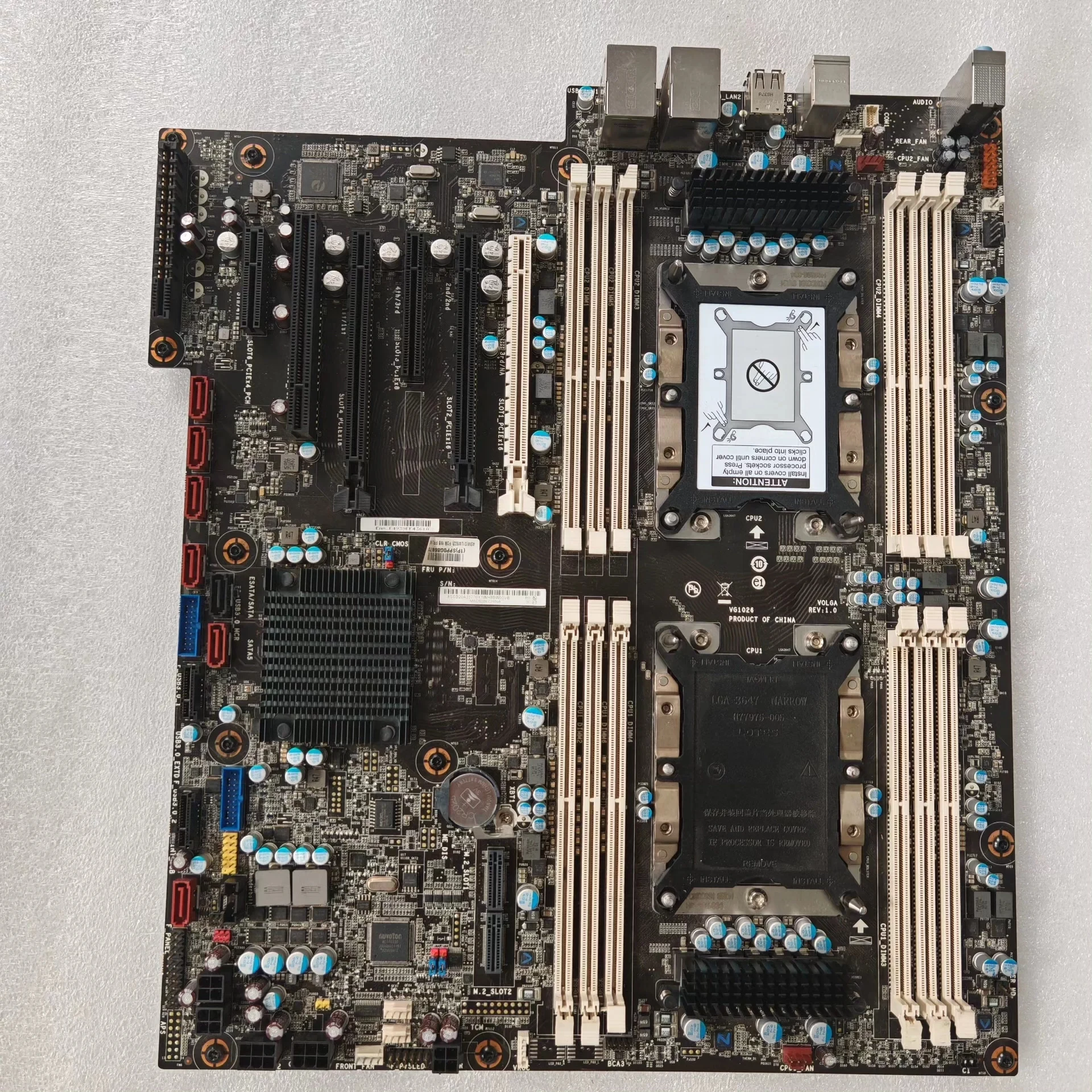 

for Lenovo ThinkStation P720 graphics workstation motherboard c621 LGA3647 motherboard 100% test ok send
