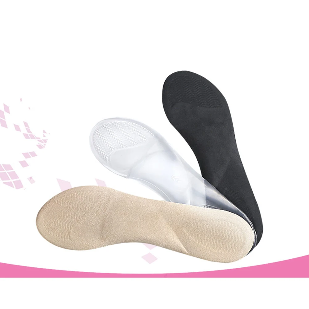 

High Heel Insoles Gel Inserts Breathable Absorption Slim Foot Care Tools Shoe Pads Soft Sole Protectors Anti Odor