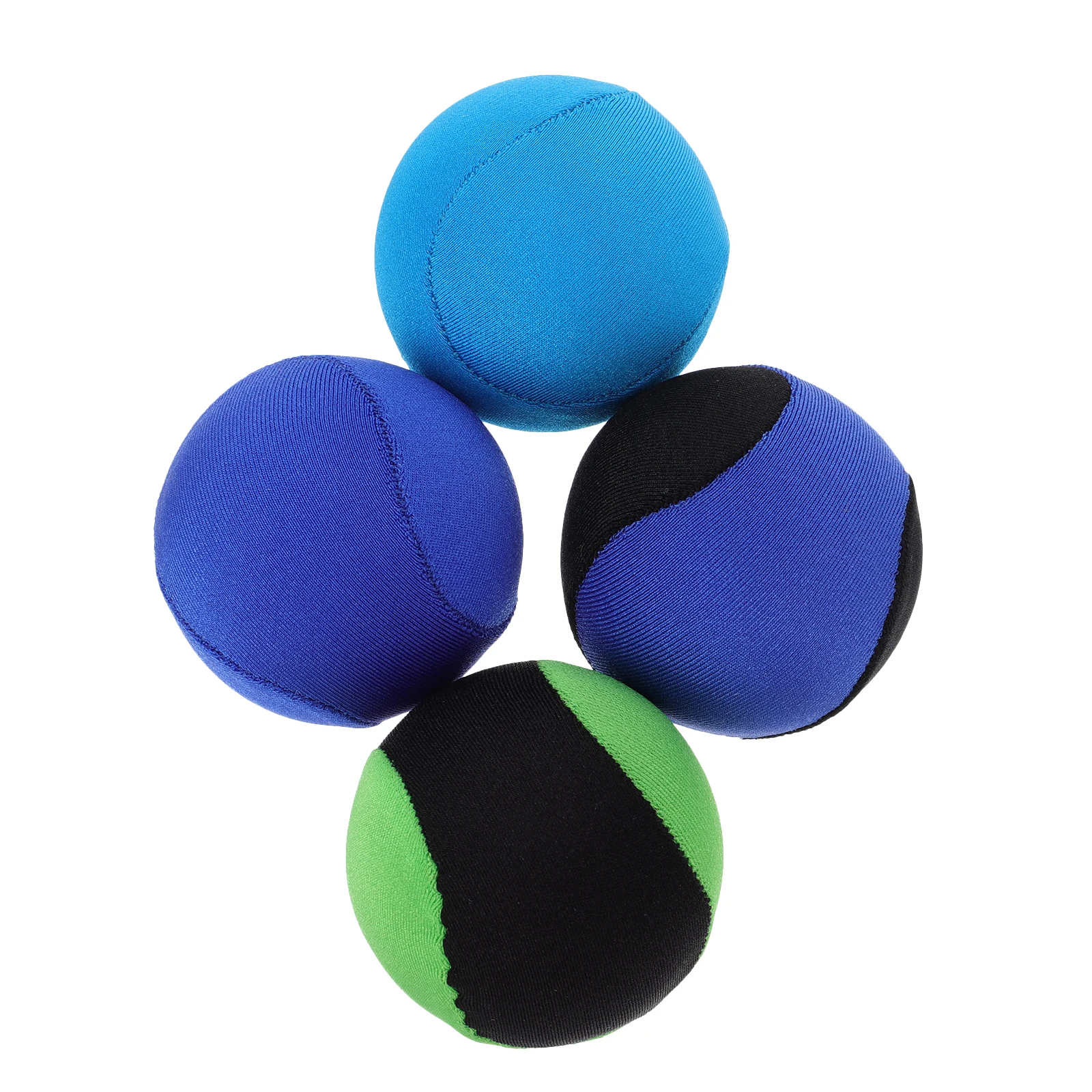 

4pcs Bouncing Balls Colored Reusable Soft TPR Elastic Balls for Sports Swimming Pool Outdoor Fun Summer Party