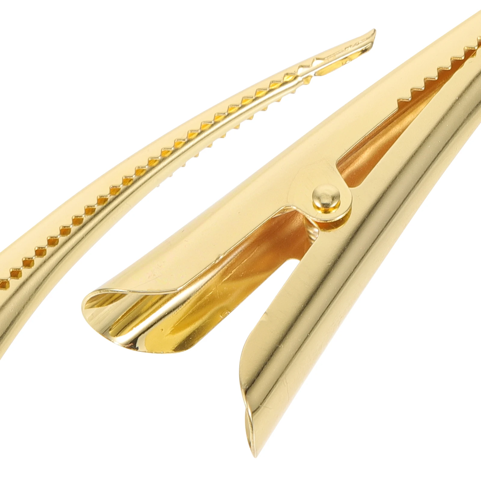 

15pcs Large Alligator Clips Hair Accessories No Bend Thick Golden Barrettes Metal Women Duck Billed Hair Clips