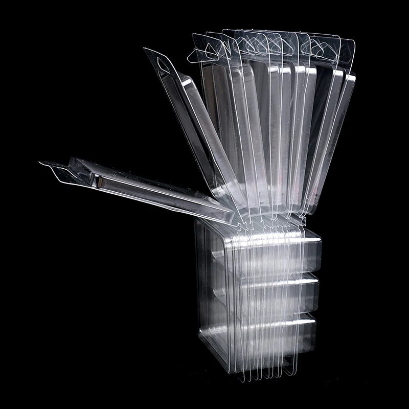 10 عبوات من قوالب تذوب الشمع، صدفي شمع شفاف، صناديق شموع تذوب الشمع بدون فتيل