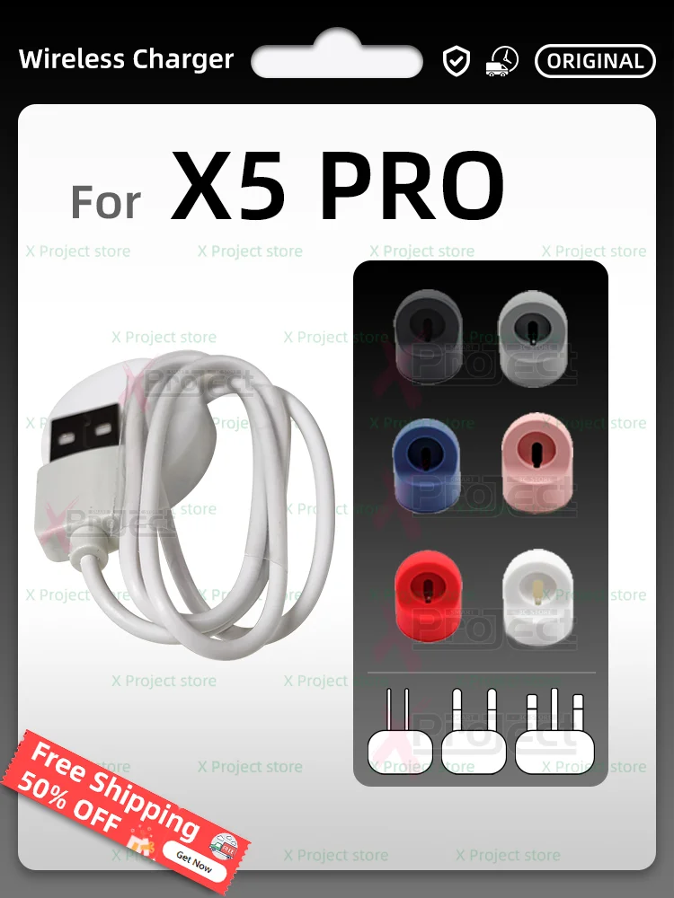 

X5 PRO Charger For Smart Watch X3 X5 PRO N8 W68 X8 ULTRA GS8 MAX Wireless Charger Original SmartWatch USB Power Charging cable