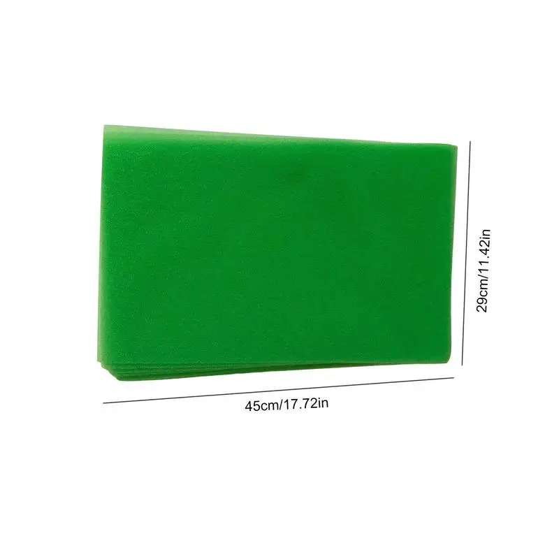 10pcs Vegetable Fresh Keeping Mat Fridge Drawer Sponge Mat Filter Sponge Refrigerator Mat And Mildewproof Mat