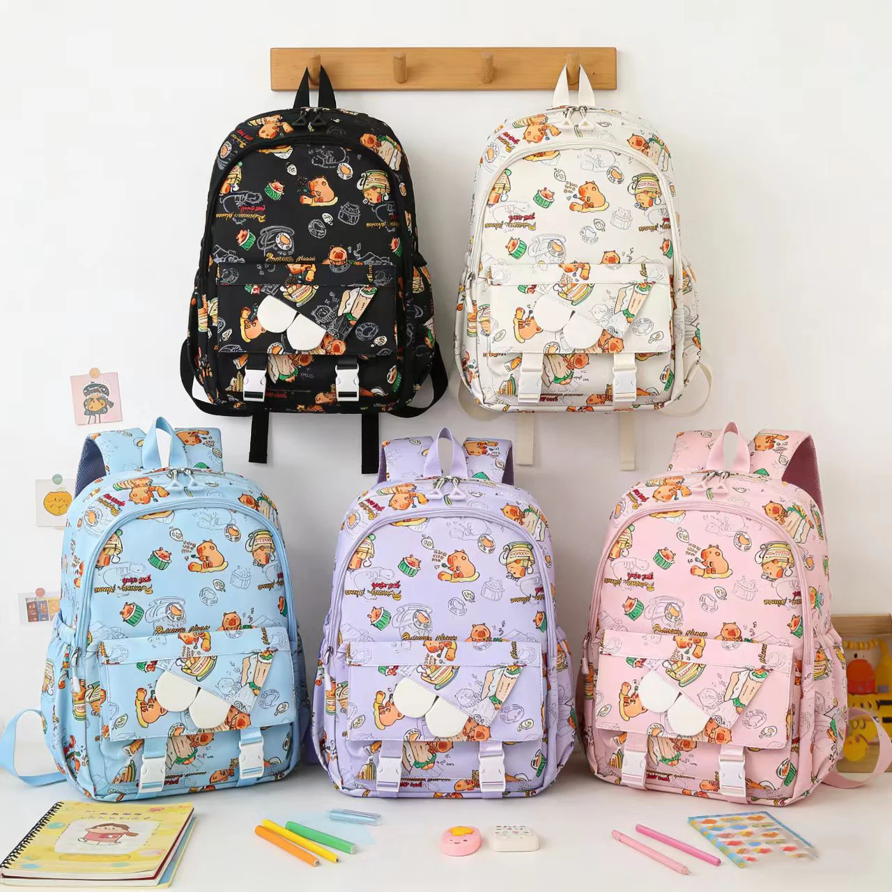 

Fashionable Men's and Women's Backpacks, Trendy Backpacks, Large-Capacity Shark Mouth Outdoor Travel and Commuting Computer Backpacks, the Perfect Gift for Children