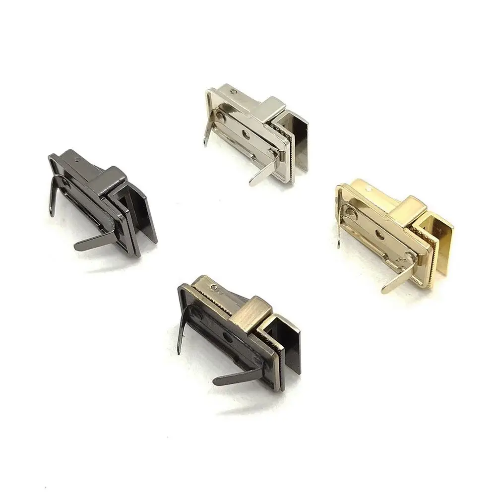 Practical Zinc Alloy Bag Lock Tongue Closure Replacement Push Press Lock DIY Closure Clasp Bag Parts