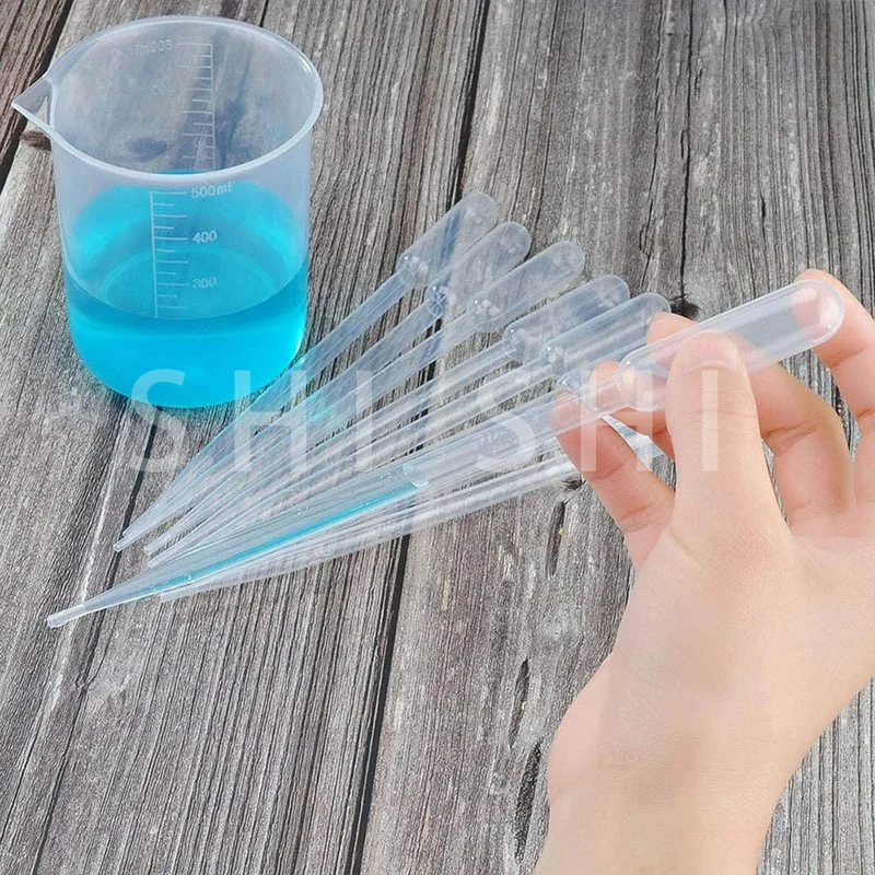 100Pcs 10ml Einweg Transparent Kunststoff Pipette Transfer Absolvierte Parfüm Flüssigkeit Pipette Labor Werkzeug