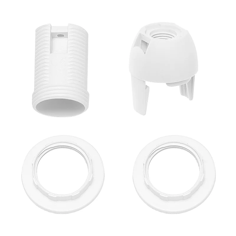 

A96I-4X Plastic Shell Screw Type E14 Bulb Light Lamp Holder Socket AC 250V 2A