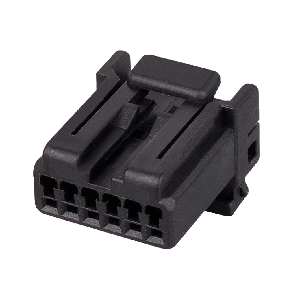 

10 комплектов 6-контактных автомобильных разъемов, черный пластик с клеммами DJ7063Y-1.2-21 6P разъем