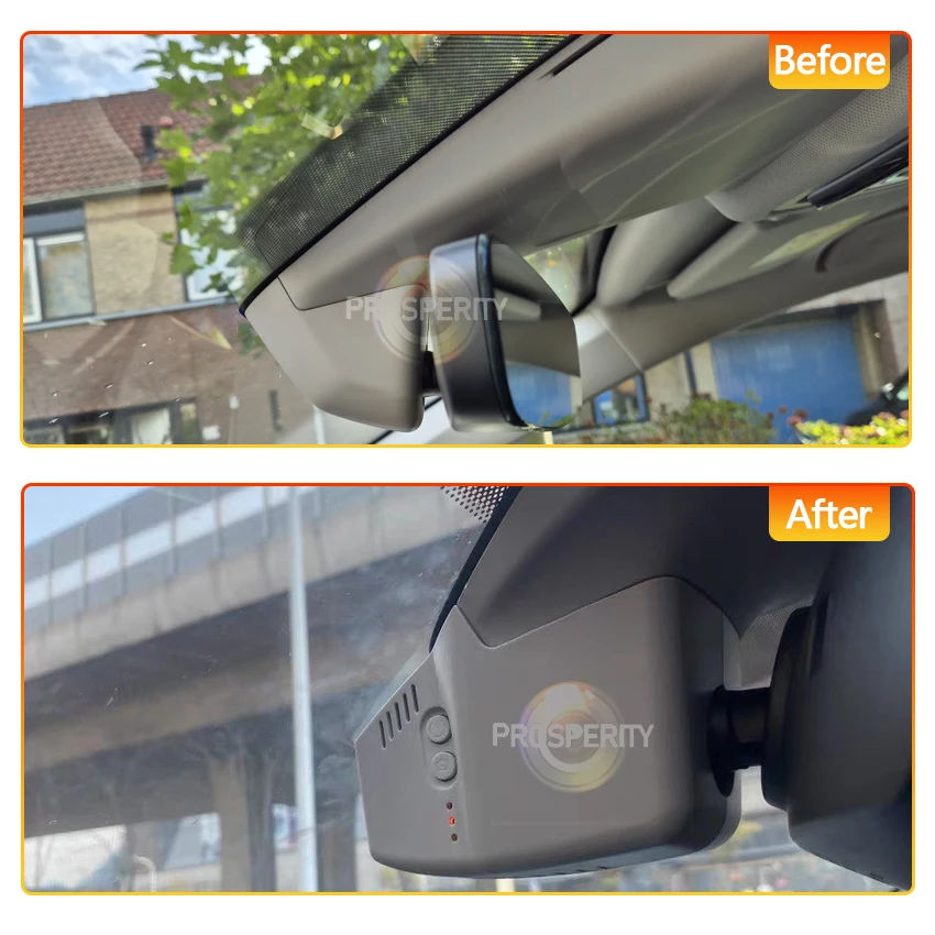 New! Plug and Play Dash Cam for Skoda Enyaq 2020-2026, 4K Dashcam for Skoda Elroq 2025 2026, UHD 2160P Car DVR WIFI APP Connect