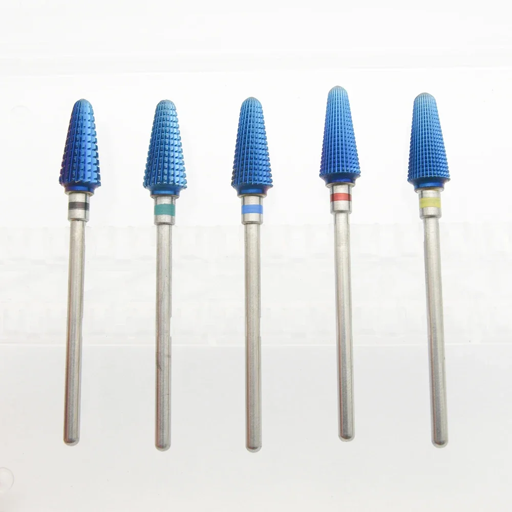 イージーネイルブルーカーバイドネイルドリルビット3/32インチトルネードカーバイドビットフライスカッターマニキュアペディキュアネイルアクセサリーツール