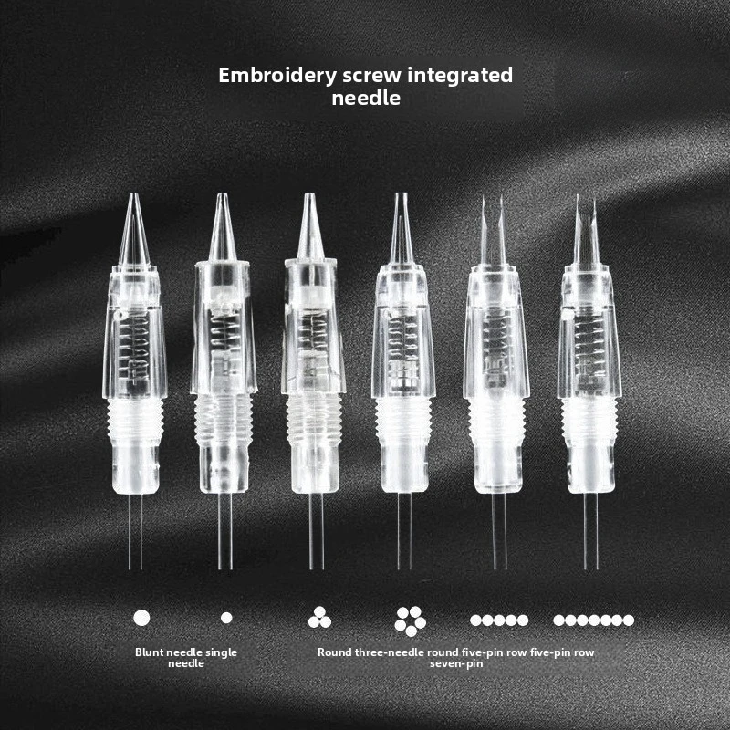 

Screw Cartridges Needle Replacement for Charmant Machine Screw Integrated Needle Eyebrow Tattoo Lip Bleaching Machine Needle
