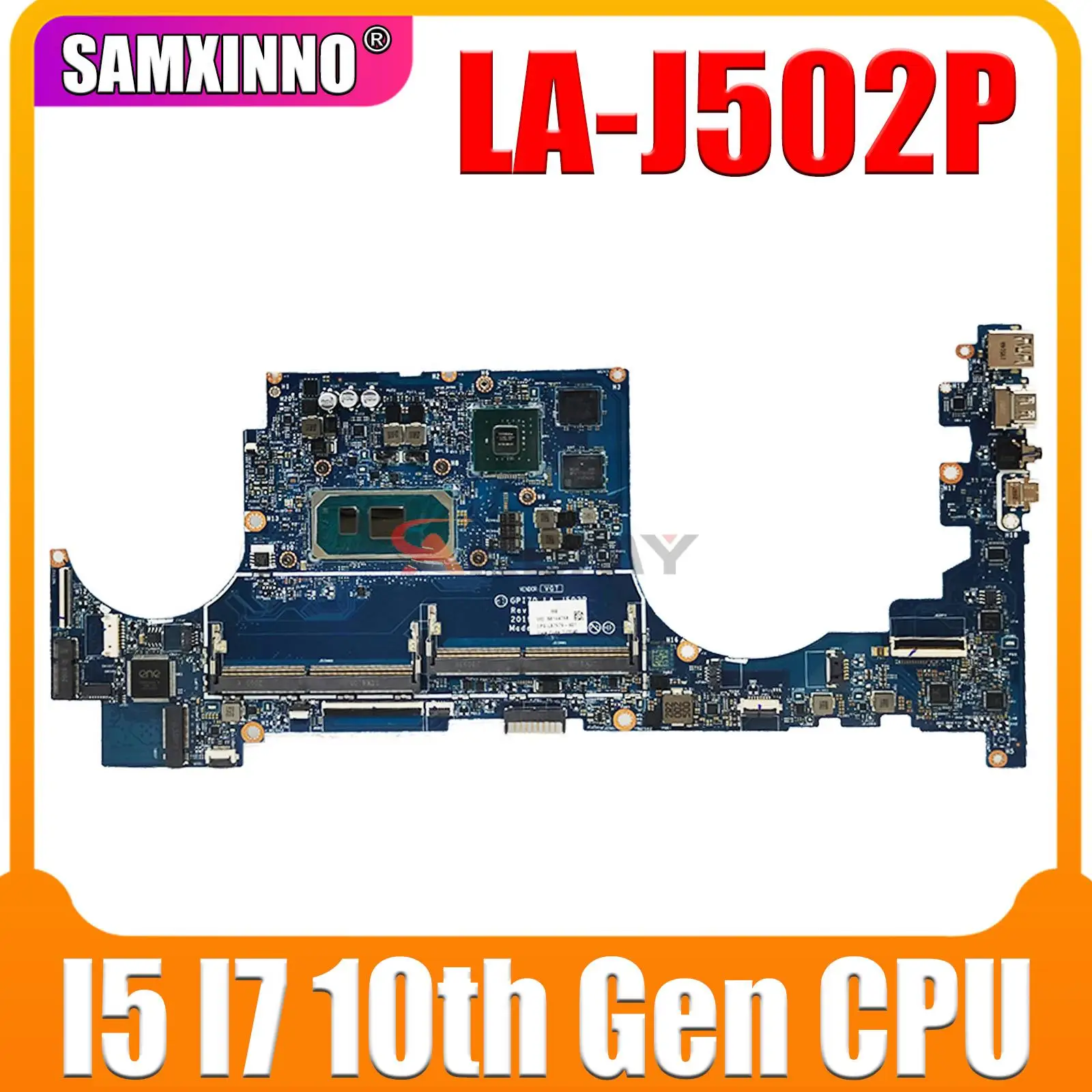 

Материнская плата для ноутбука HP 17-CG GPI70 LA-J502P i5-1035G1 N17S-G3-A1 2G L87978-601 L99254-601 Материнская плата Envy 17M-CG 100% протестирована