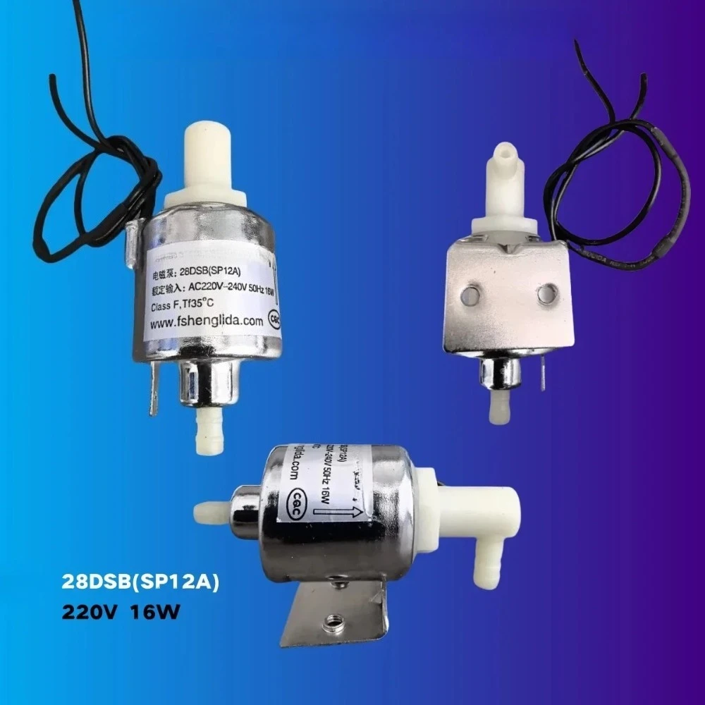 28DSB(SP12A) Electromagnetic pump injector cleaner hood pump 220v self-priming micro 16w