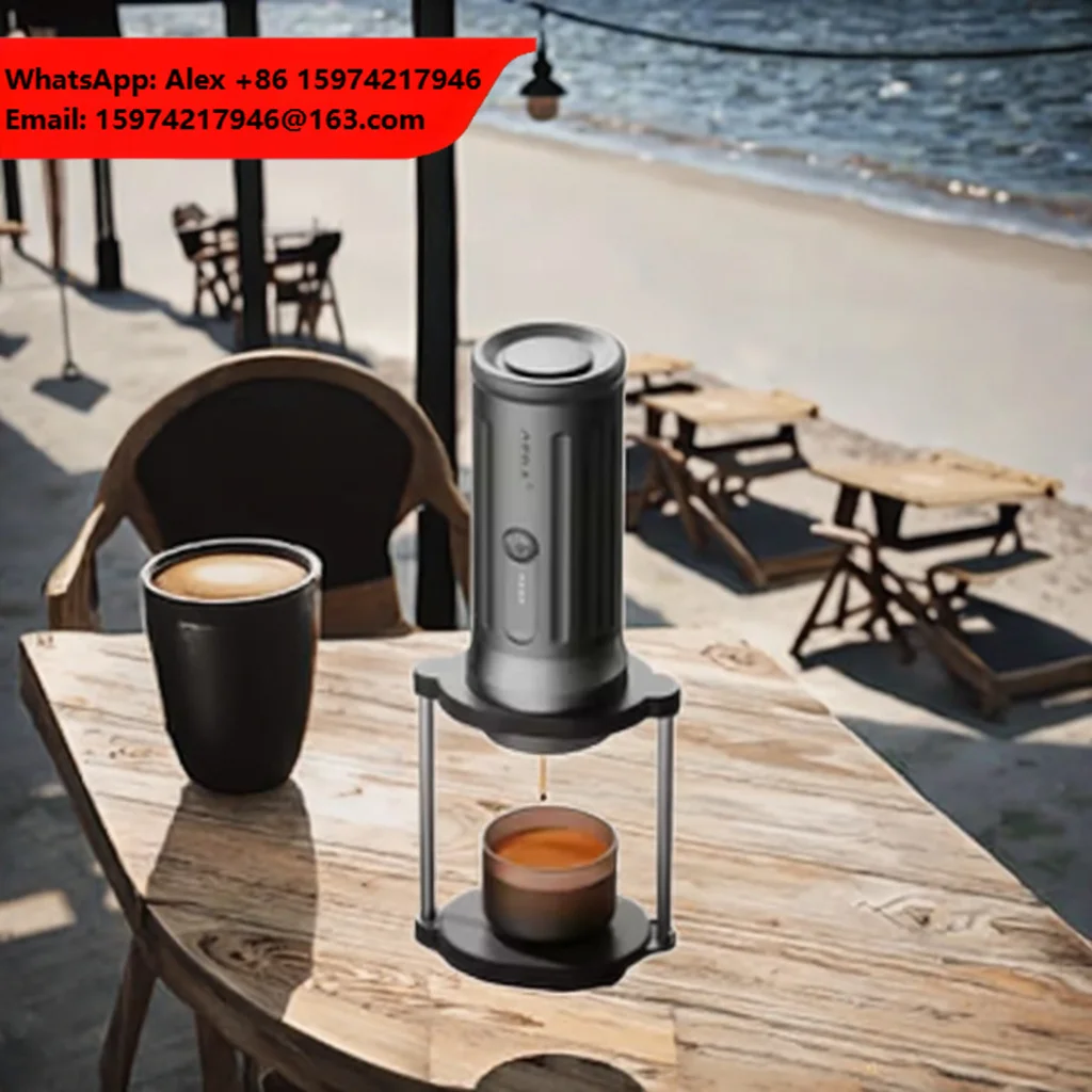 Electric Coffee Maker Portable Automatic Espresso Coffee Machine Outdoor Wireless USB 58mm Pod Basket Maker For Hotel PCM03S MAX