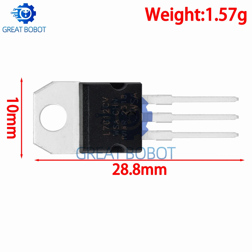 New Original 10-30PCS LM7812/KA7812/MC7812 Voltage Regulator - 12V Linear Regulator IC