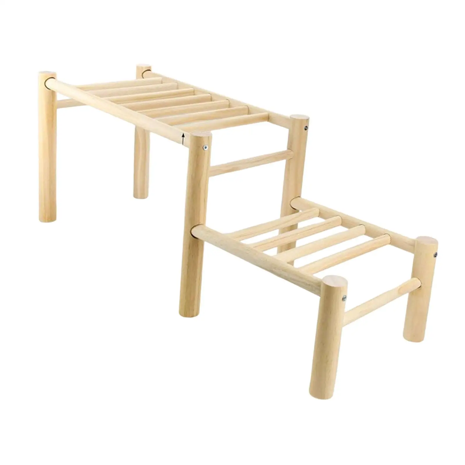 Escalera de madera para gallinero – Plataforma para gallinas y gallos - imagen 3